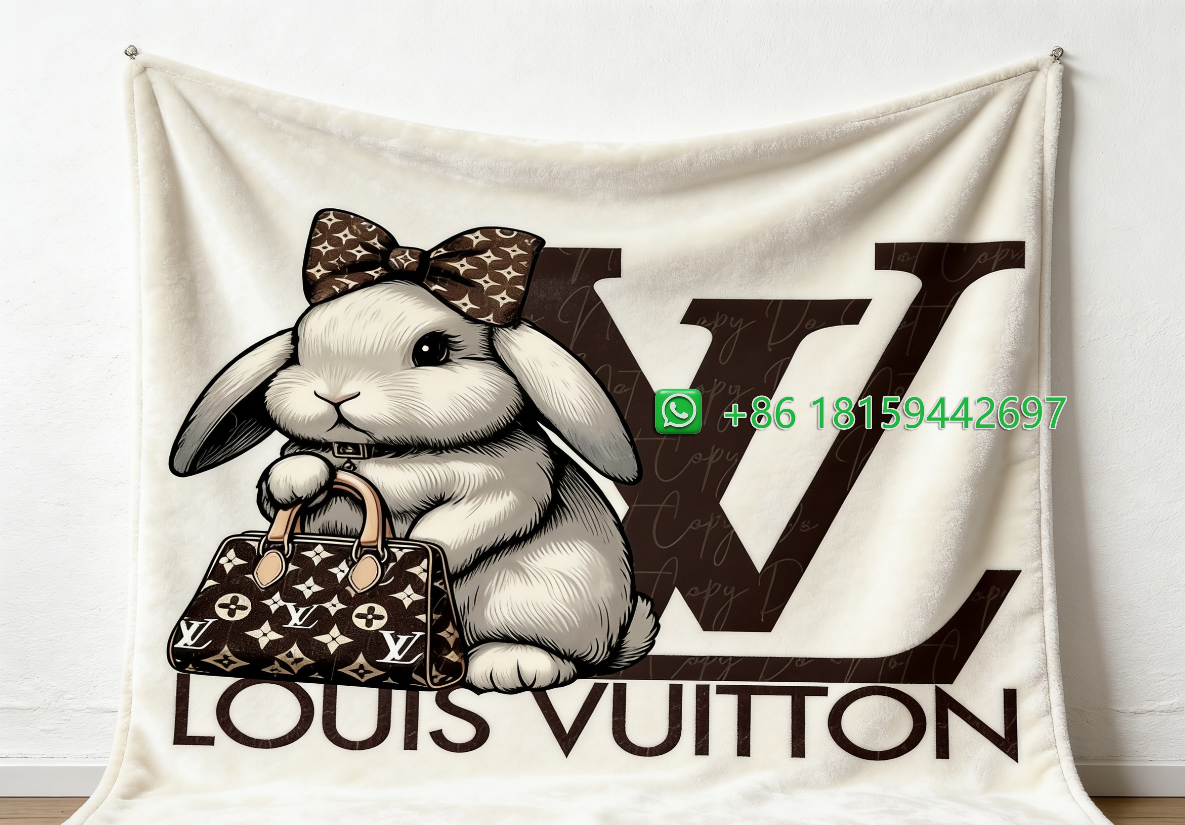 Louis Vuitton Throw Blankets